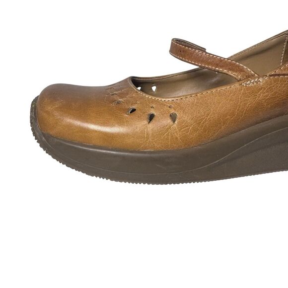 Vintage Y2K Steve Madden Jazmine Brown Leather Chunky Mary Jane Shoe Sz 7.5 B - Picture 12 of 16